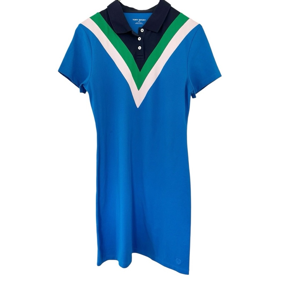 Tory Burch • Chevron Polo Dress